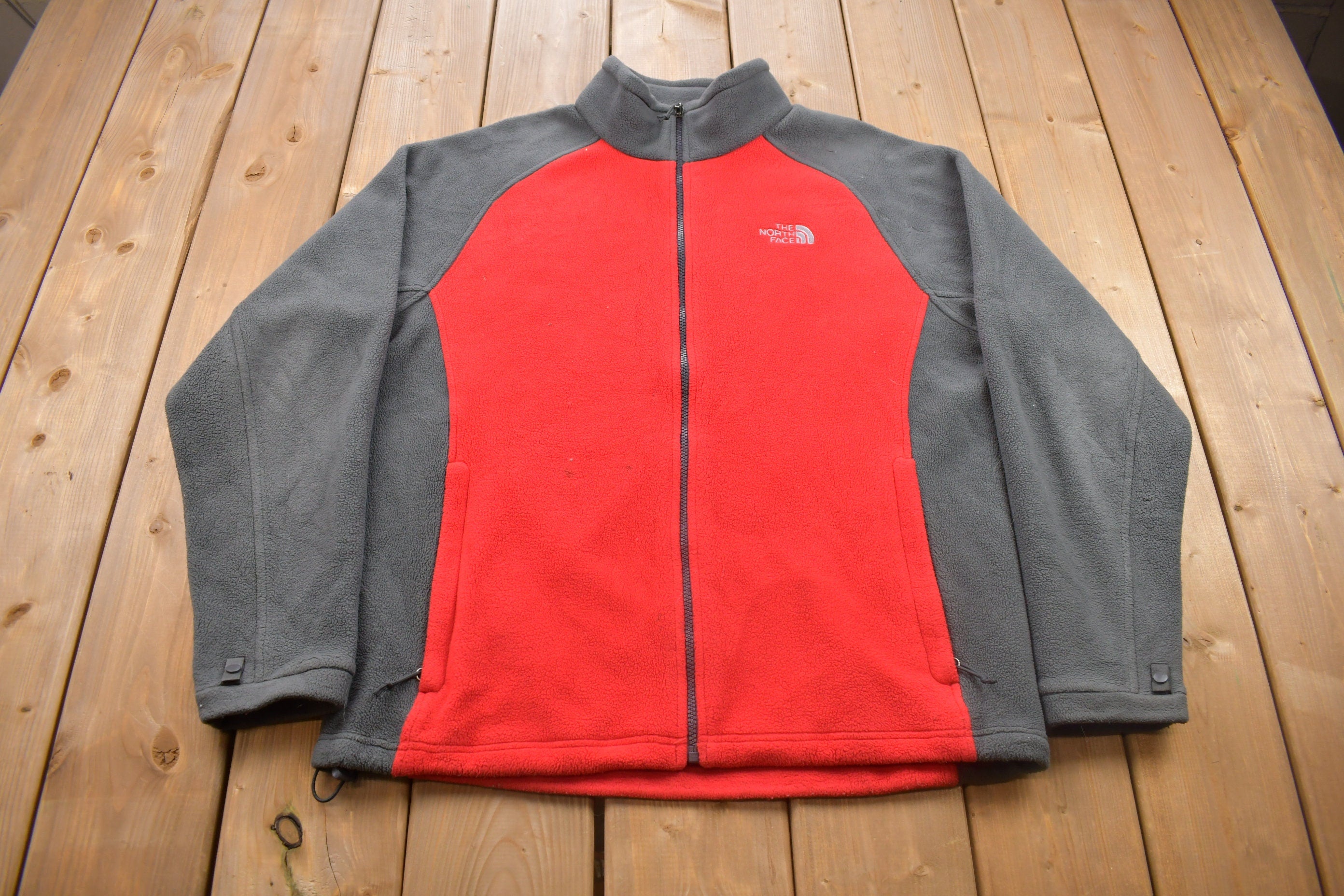 Vintage 1990s North Face Fleece Zip Up Sweater