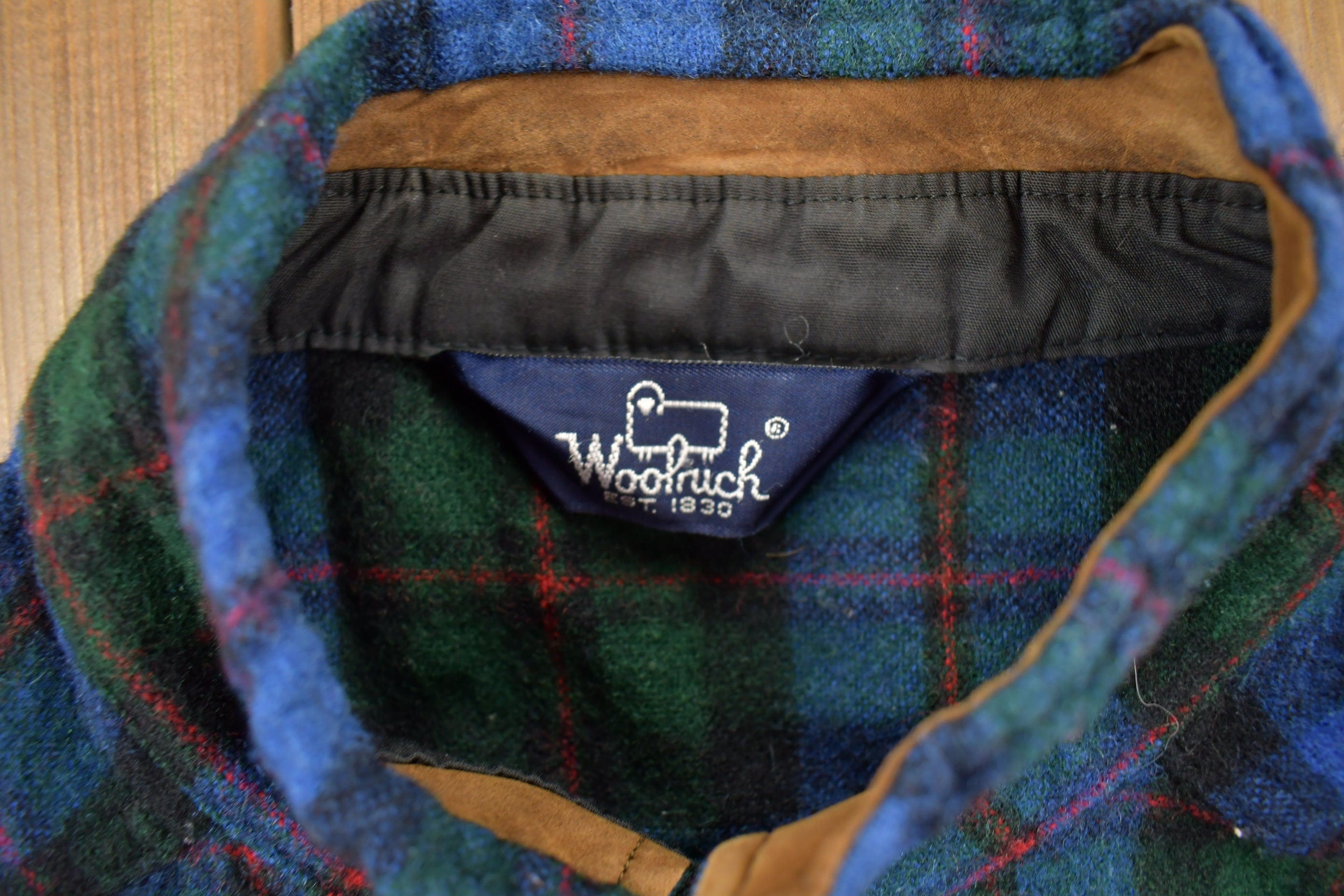 Vintage 1990s Woolrich Button Up Plaid Flannel Shirt