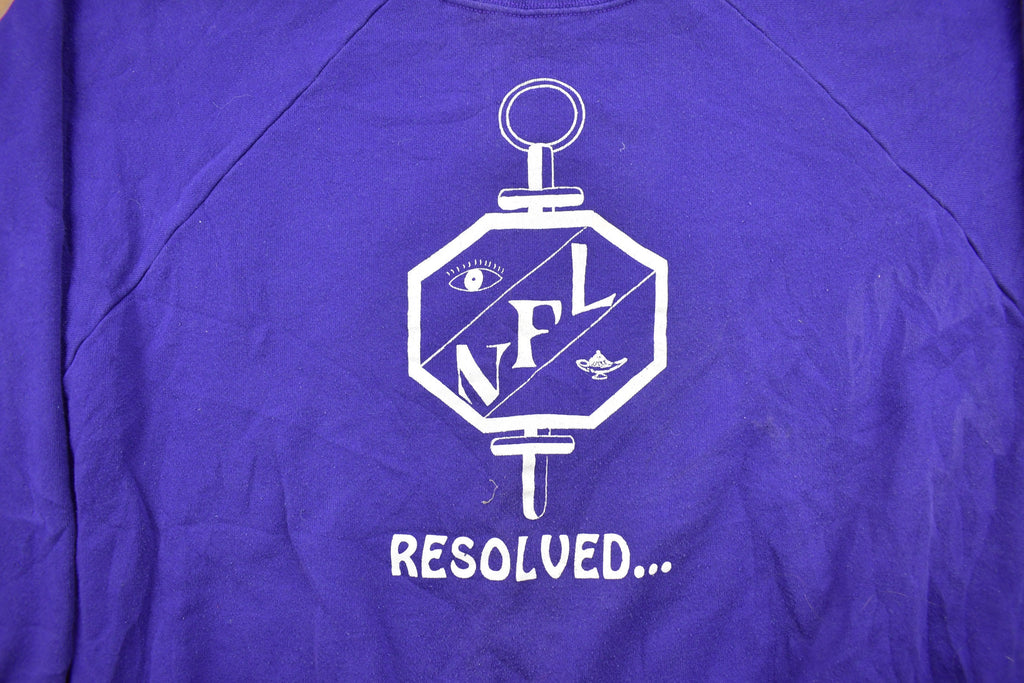 Vintage 1990s Ben Davis High School Debate Team Graphic Crewneck Sweatshirt