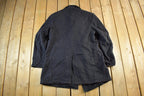 Vintage 1984 Navy Wool Peacoat Men's Large