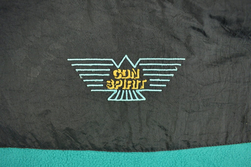 Vintage 1990s Winter Special Olympic Games Full Zip Fleece Sweater
