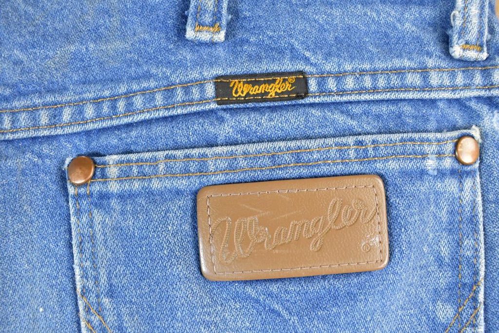 Vintage 1980s Wrangler Denim Jeans Size 32 x 33 Made In USA