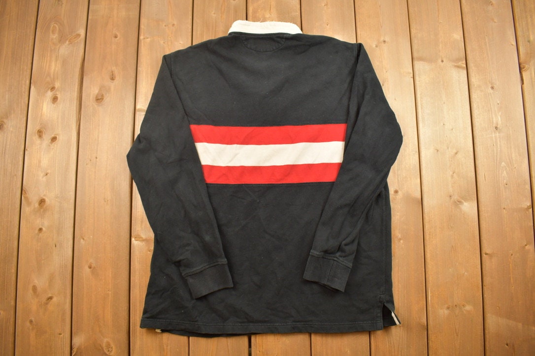 Vintage 1990s Polo Striped Long Sleeve Sweatshirt