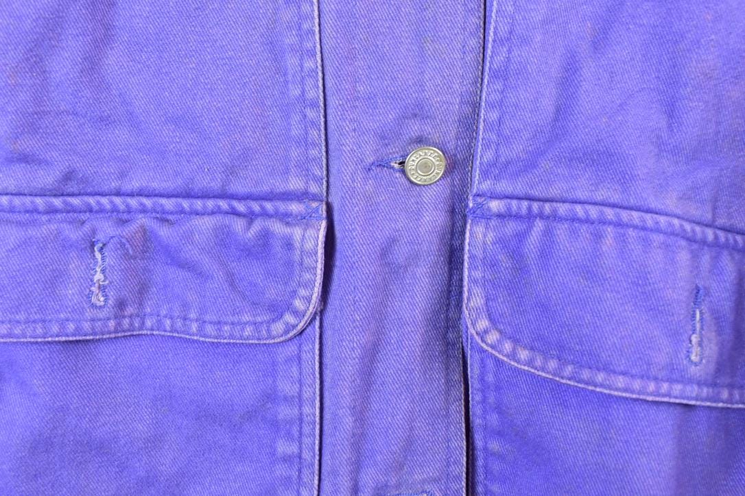 Vintage 1990s Memphis Purple Work Jacket Made In USA