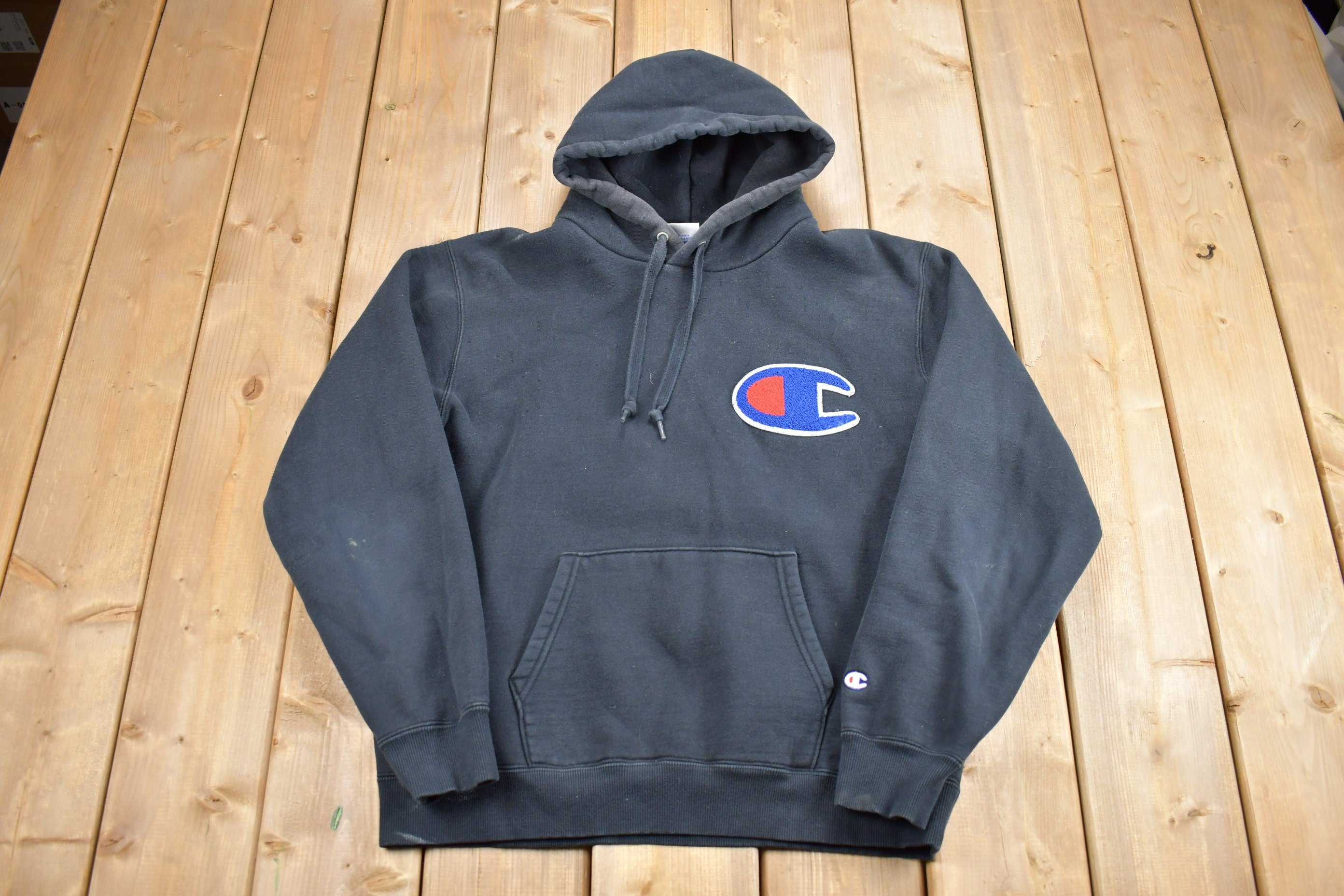 Vintage 1990s Champion Embroidered Hoodie