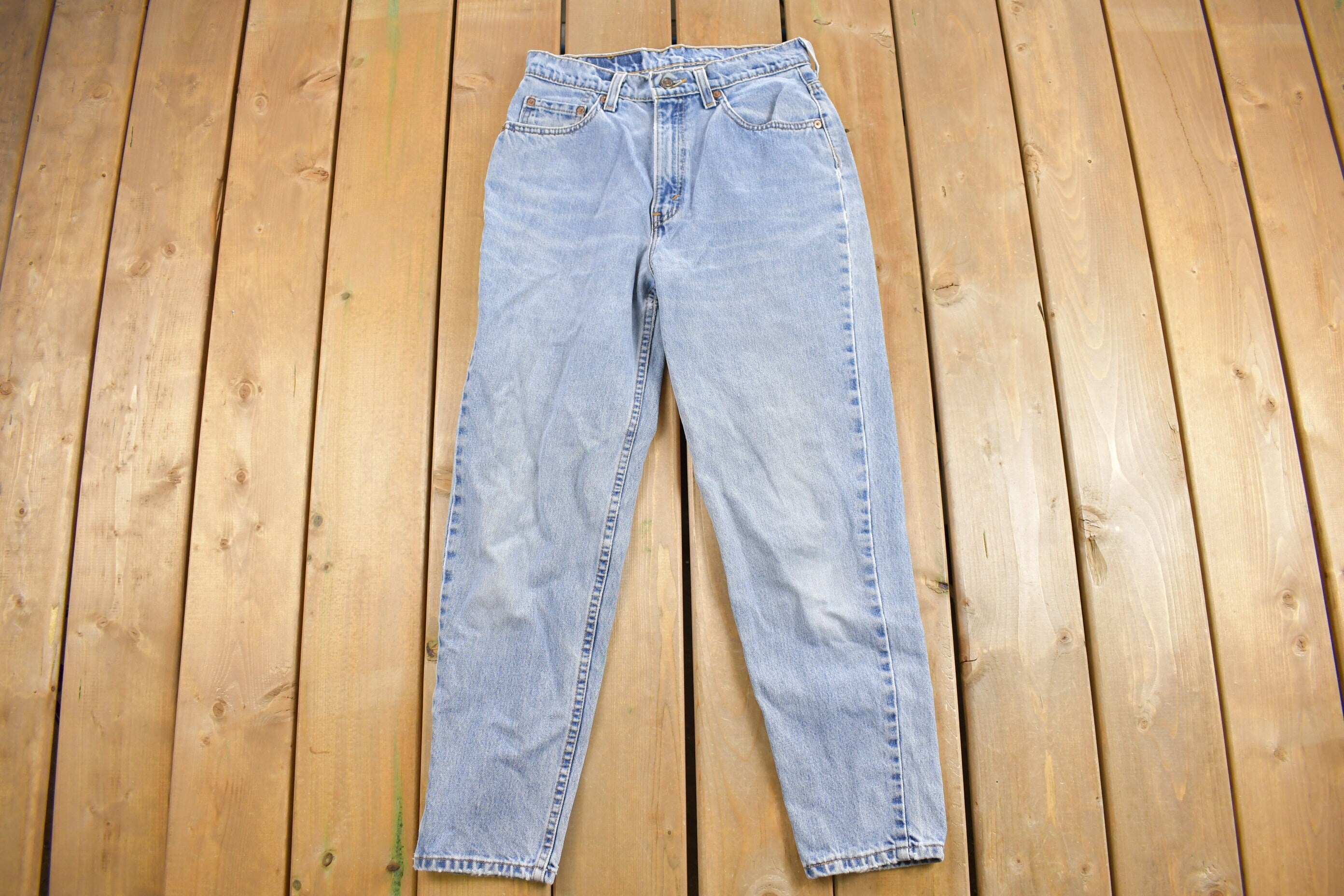 Vintage 1990s Levi's 521 Red Tab Denim Jeans Size 27 x 26.5