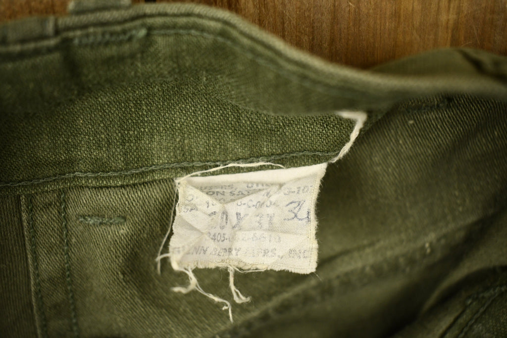 Vintage 1983 Military OG 107 Army Pants Size 28 x 29.5