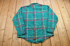Vintage 1990s Windsor Shirt Company Plaid Flannel Button Up Shirt