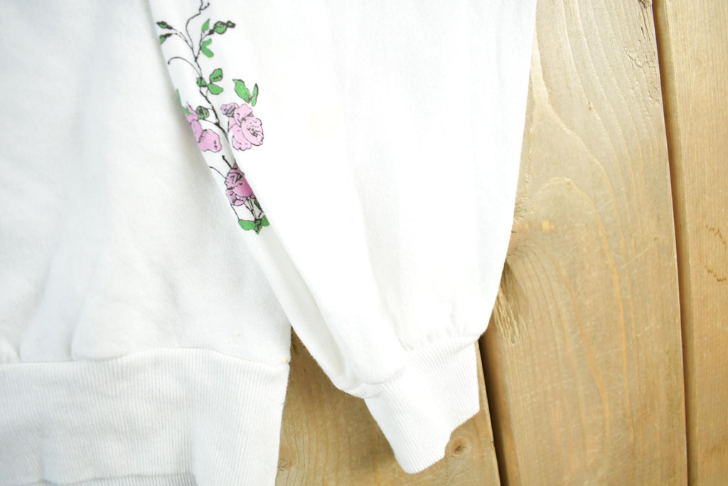 Vintage 90s Angels Crewneck Sweatshirt: Pastel Collar, Adult Large