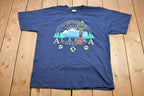Vintage 1990s Alaska USA Graphic Souvenir T Shirt