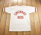 Vintage 1970s Cincinnatti Reds MLB Baseball Jersey Made In USA