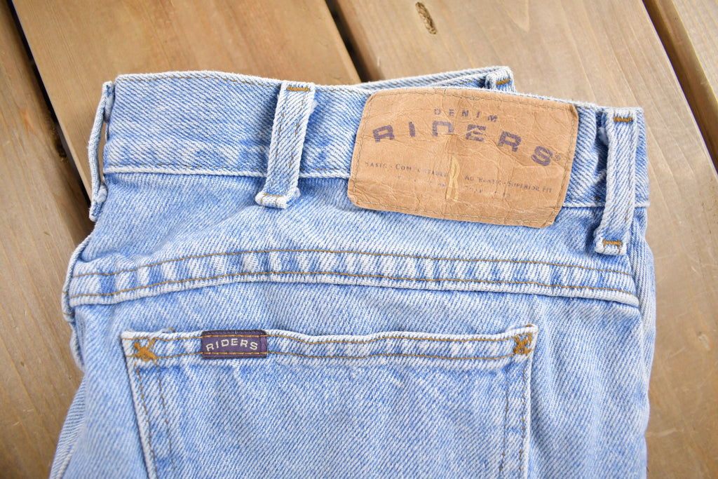 Vintage 1990s Riders Light Wash Relaxed Fit Jeans Size 32 x 32.5