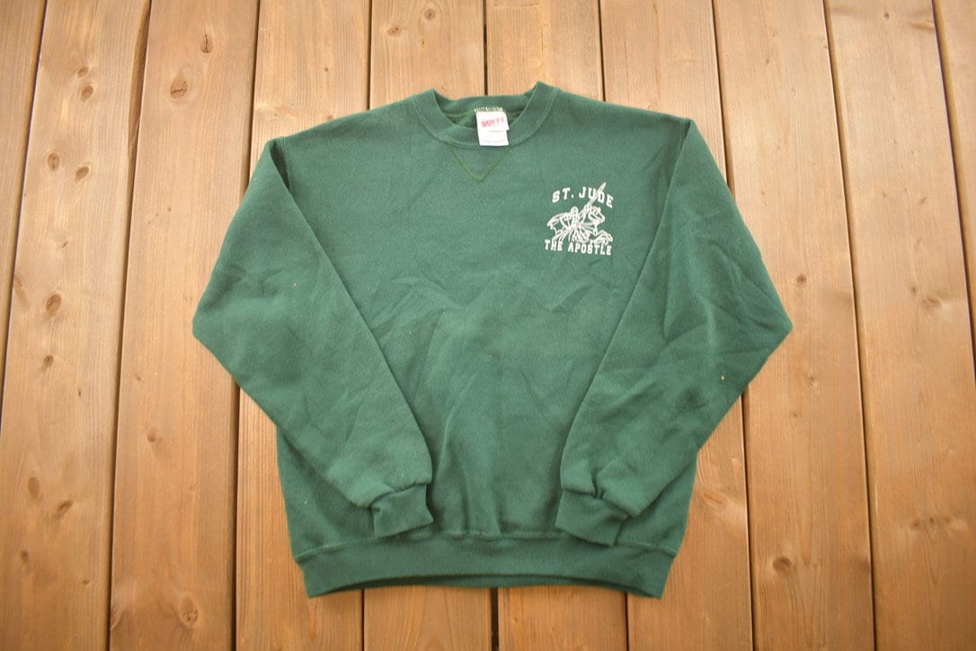 Vintage 1990s St. Jude The Apostle Crewneck Sweatshirt