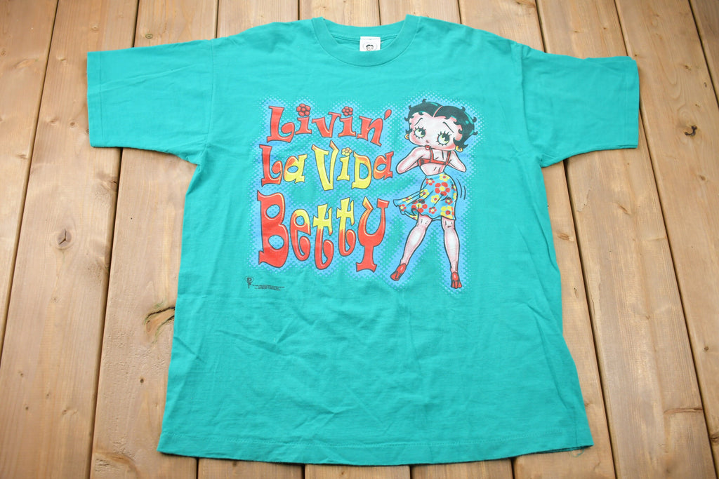 Vintage 2000 Betty Boop Livin La Vida Betty Graphic T-Shirt
