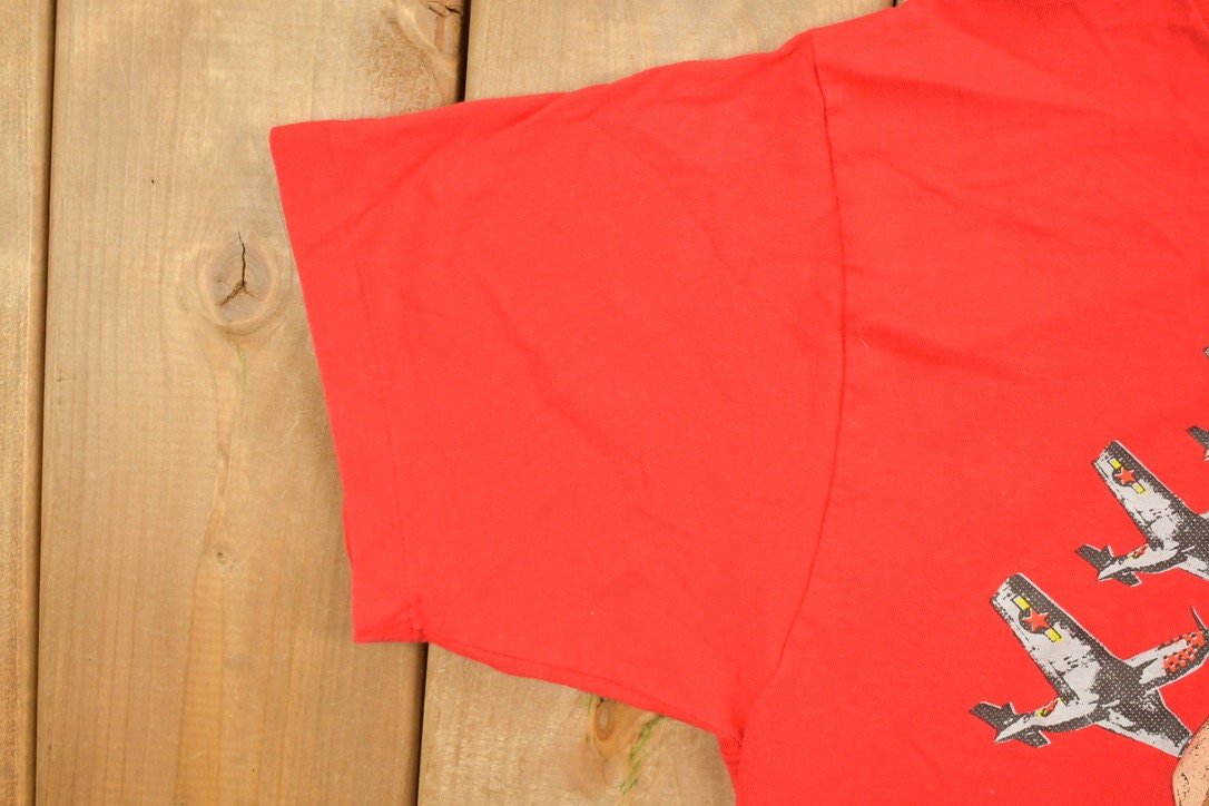 Vintage 1980s Pilot Story Graphic T-Shirt