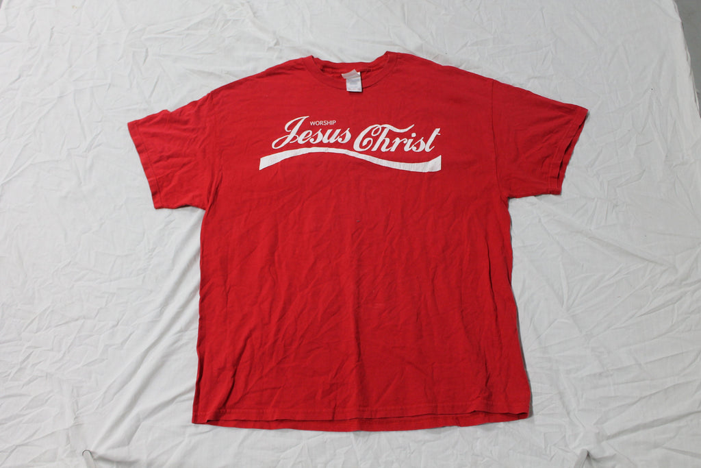 Vintage 1990s Worship Jesus Christ Graphic T Shirt