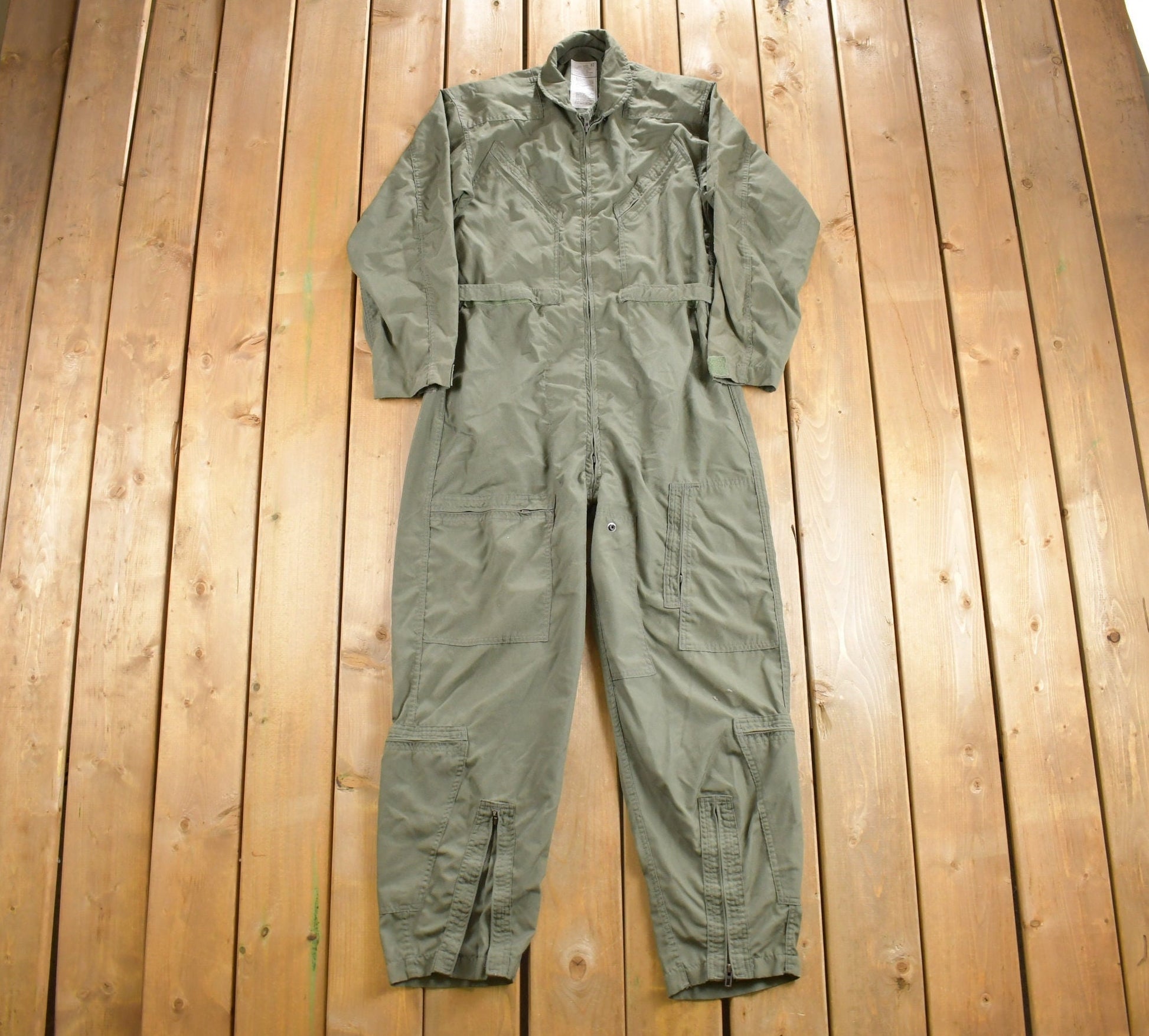 Vintage 1999 Military Flyers Coveralls Jumpsuit Size 42R