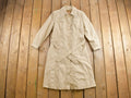 Vintage 1980s All Weather Full Length Trench Coat