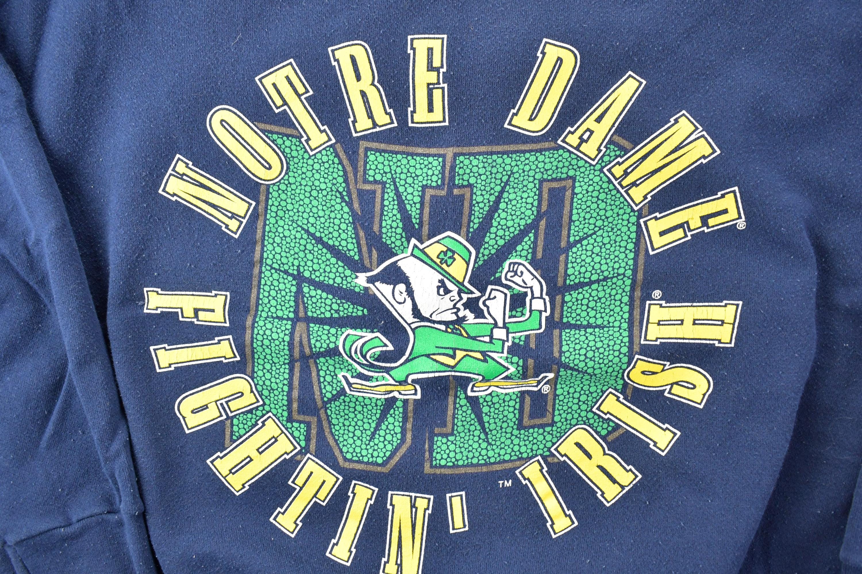 Vintage 1990s Notre Dame Fightin Irish University Collegiate Crewneck