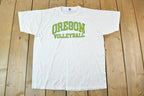 Vintage 1990s Russell Athletic Oregon Volleyball Single Stitch Souvenir T-Shirt Made In USA