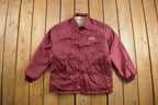 Vintage 1980s Eagles Satin Windbreaker Jacket