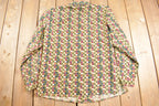 Vintage 1990s Stunt Silk Button Up Shirt