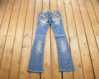 Vintage Y2K Miss Me Bedazzled Low Rise Jeans Size 26x31