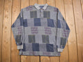 Vintage 1990's Nautica Plaid Rugby Sweatshirt