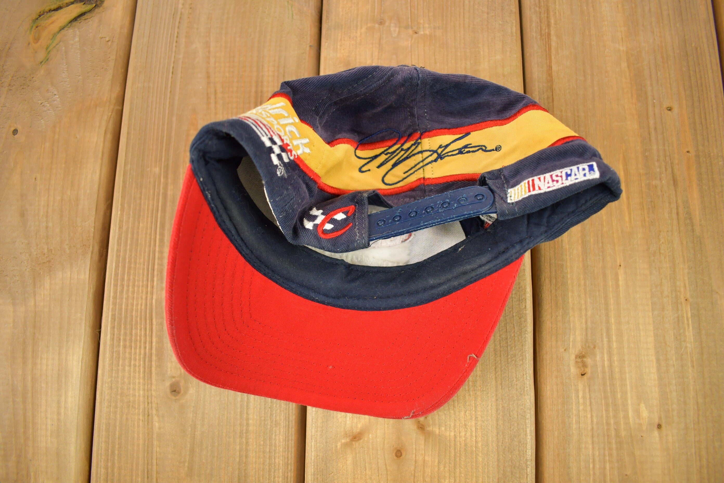 Vintage 1990s Dupont Racing Jeff Gordon Nascar Snapback Hat