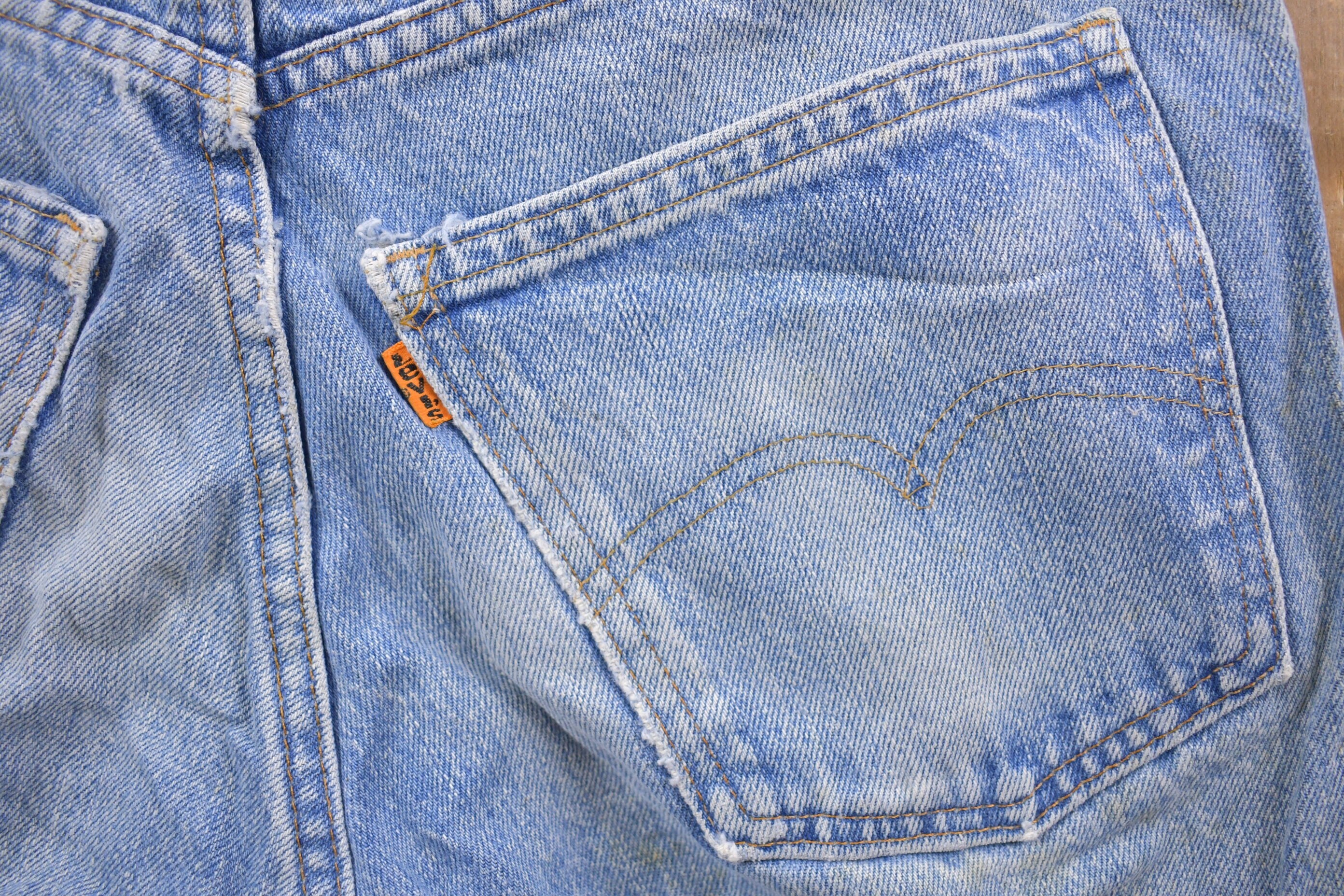 Vintage 1990s Levi's Orange Tab Jean Short Shorts 30 x 3