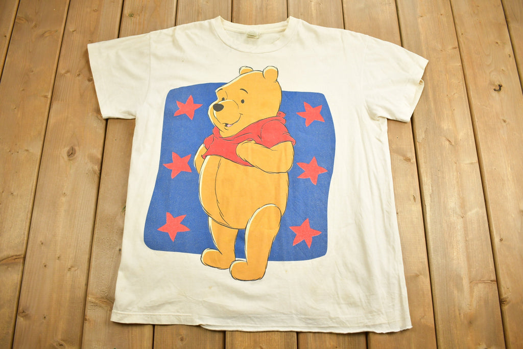 Vintage 1990s Disney Winnie The Pooh Cartoon Promo T-Shirt  90s Graphic Tee  Made In USA  90s Disney Tee
