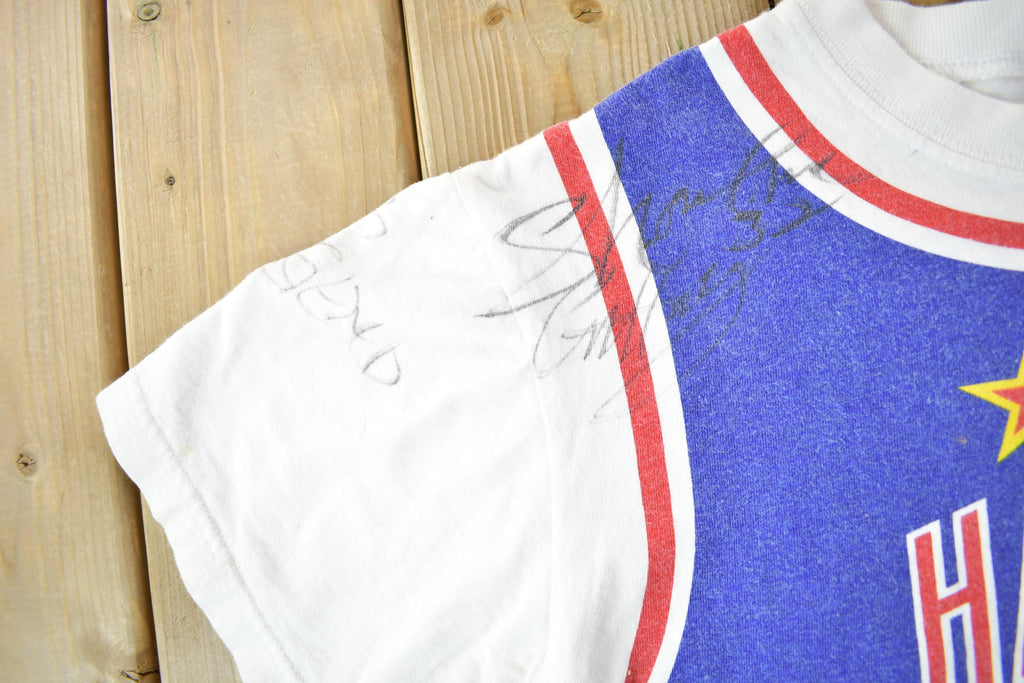 Vintage 1990s Harlem Globetrotters Basketball Graphic T-Shirt