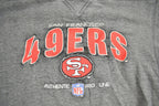 Vintage 1990s San Francisco 49ers NFL Logo Athletic Crewneck Sweatshirt