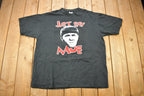 Vintage 1997 The Three Stooges Just Say Moe Graphic Promo T-shirt