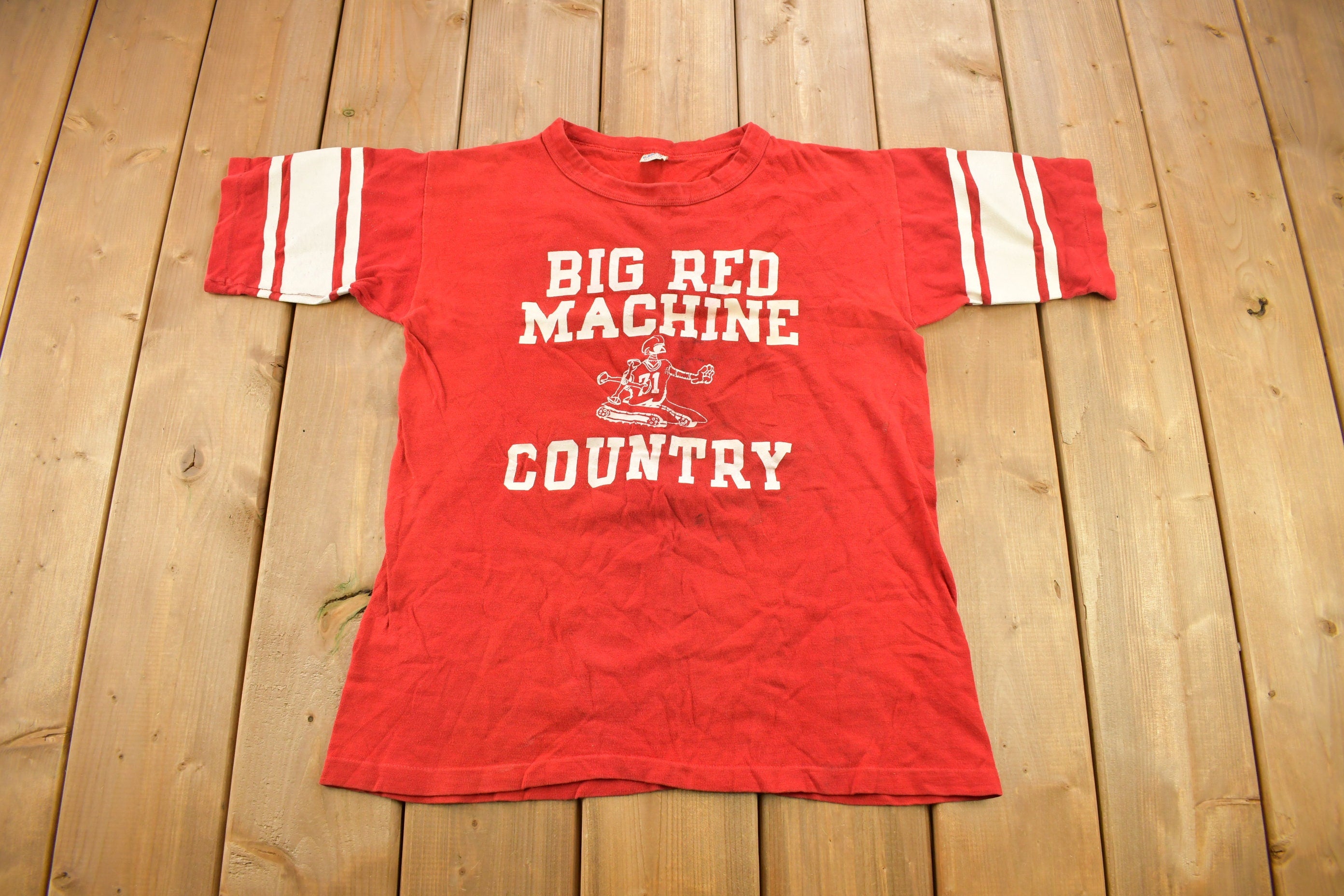 Vintage 1974 Big Red Machine Country Jersey Style Champion T Shirt