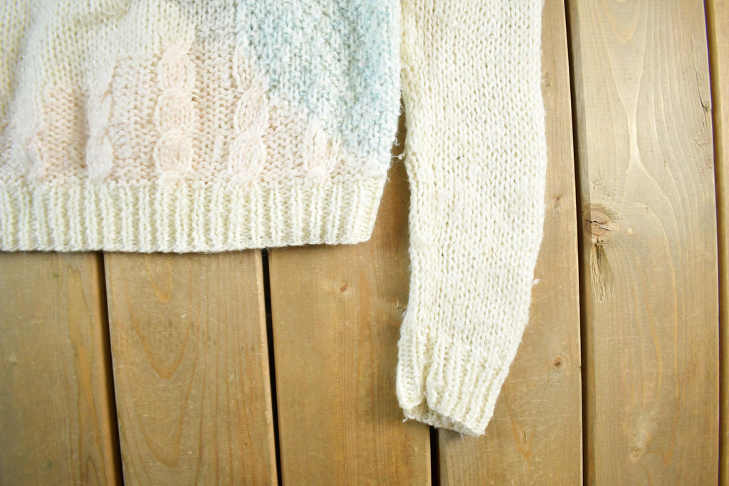 Vintage 1980s Kitty Hawk Knit Sweater Women's M