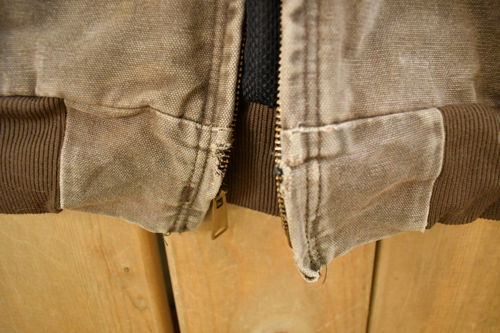 Vintage 1990s Carhartt Hooded Work Jacket Men's XL Tall