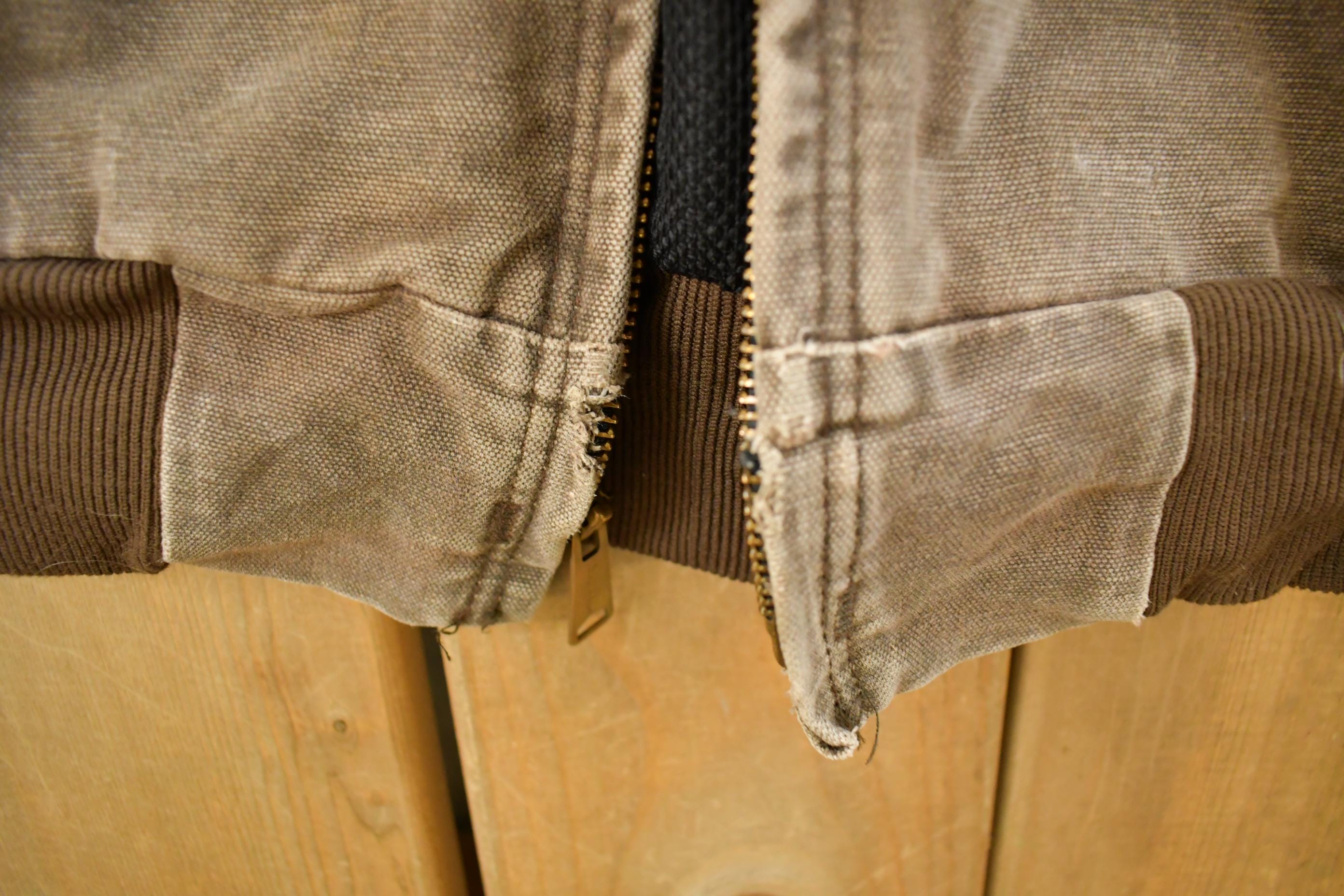 Vintage 1990s Carhartt Hooded Work Jacket Men's XL Tall