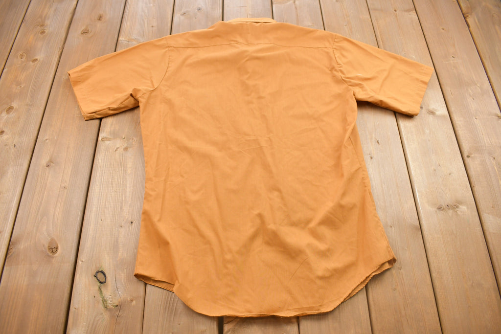 Vintage 1990s Campus Solid Button Up T Shirt