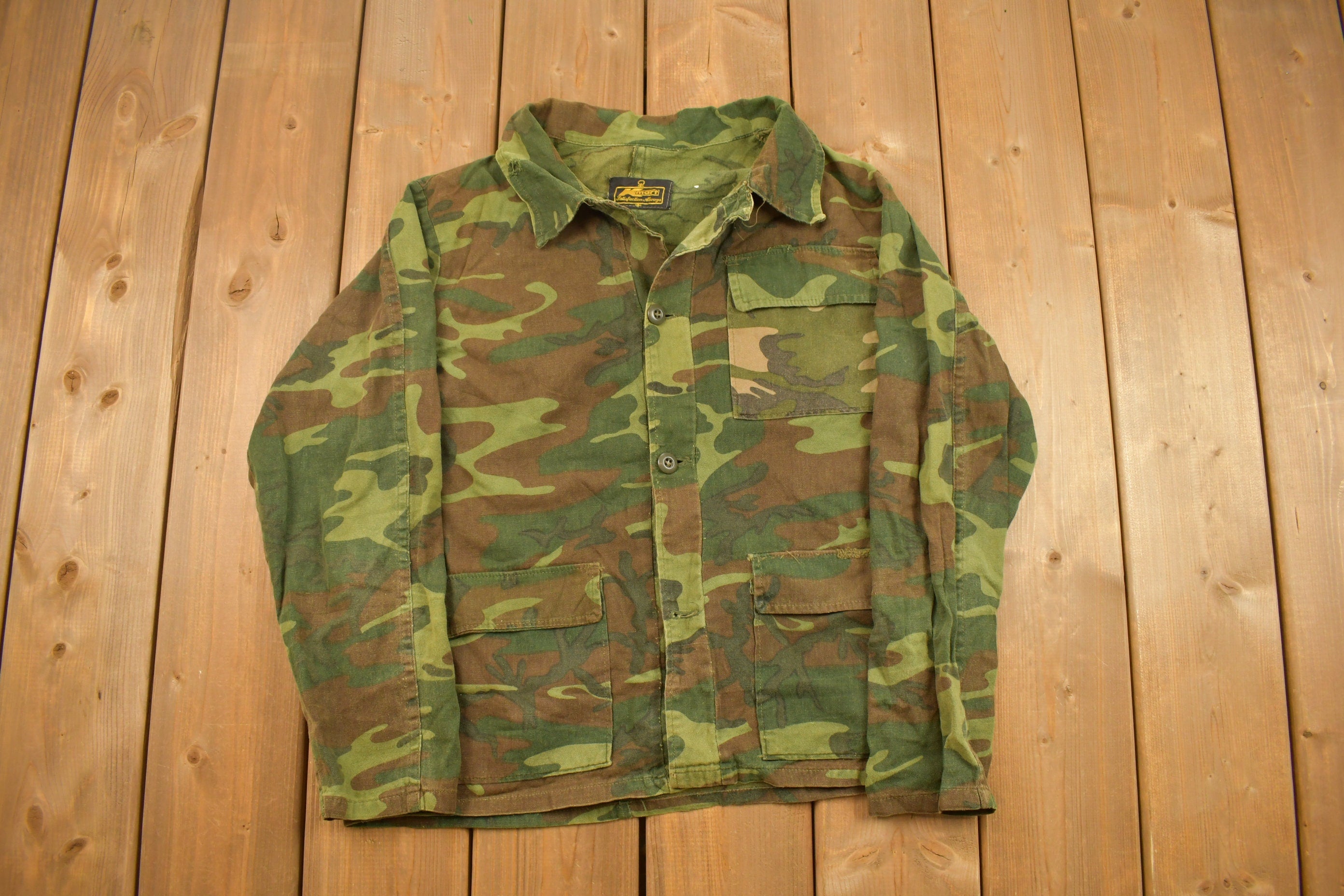 Vintage Kmart Military Button Up Shirt
