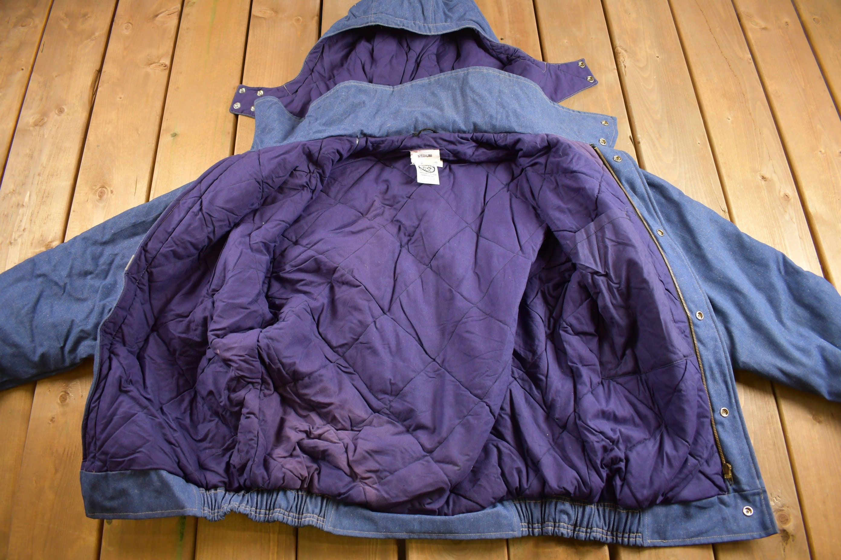 Vintage 1990s Heavy Duty Flame & Aluminum Splash Resistant Jacket