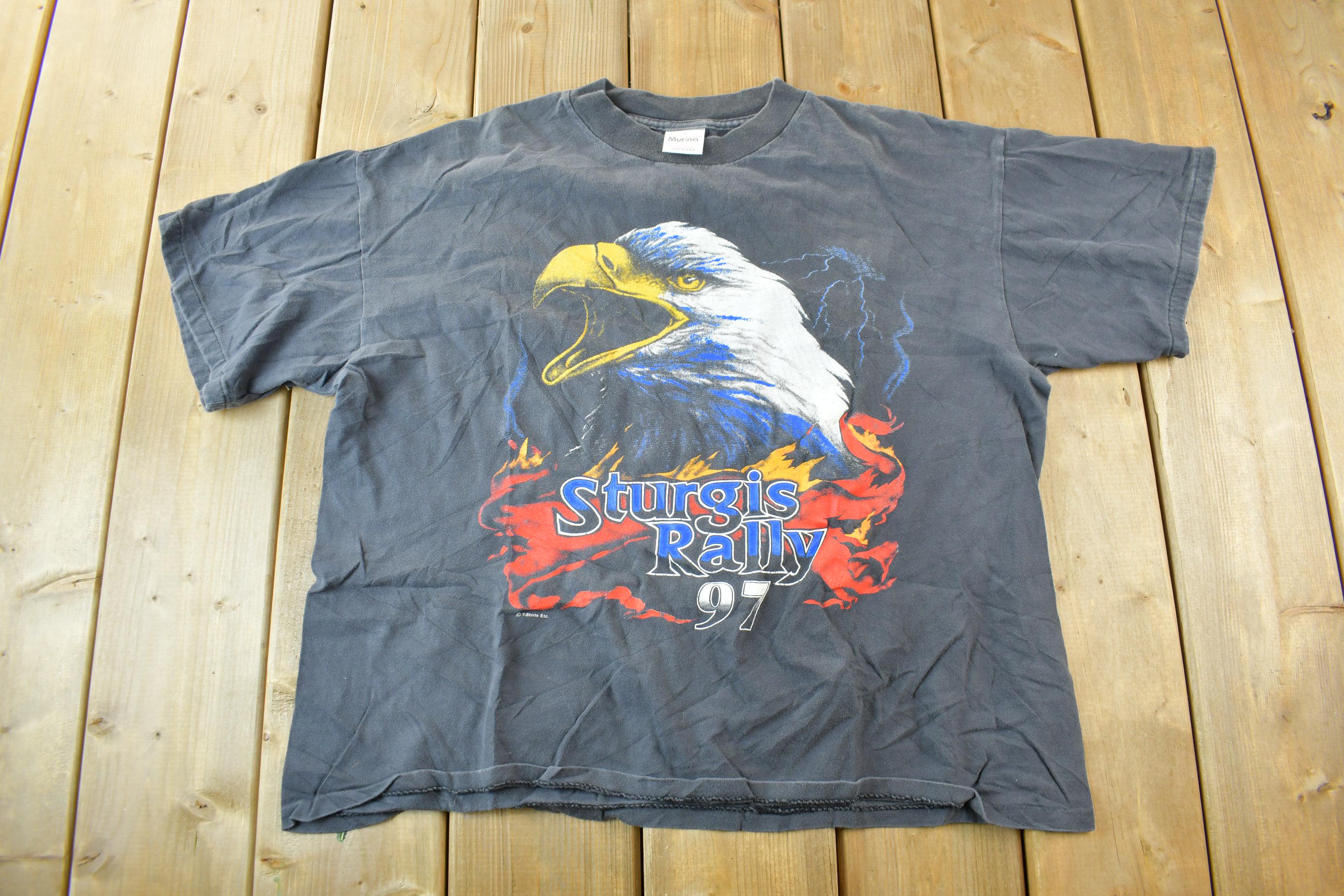 Vintage 1997 Sturgis Black Hills Bike Rally Motorcycle T-Shirt