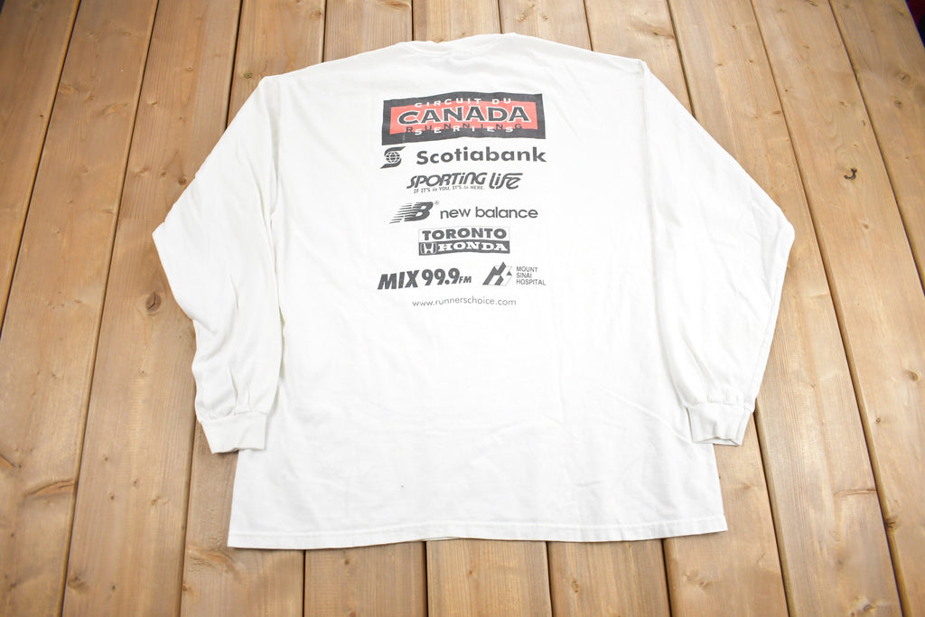 Vintage 1999 Scotiabank Toronto Half-Marathon Graphic T Shirt