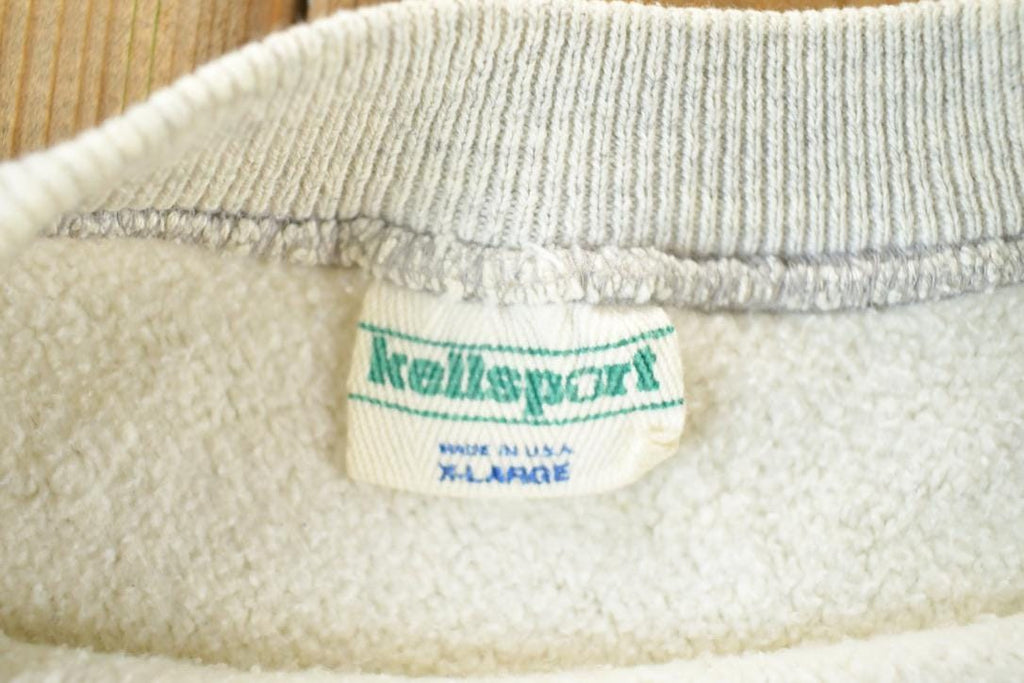 Vintage 1990s Kellsport Oatmeal Cross Grain Crewneck Mens XL