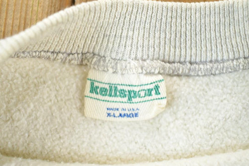 Vintage 1990s Kellsport Oatmeal Cross Grain Crewneck Mens XL