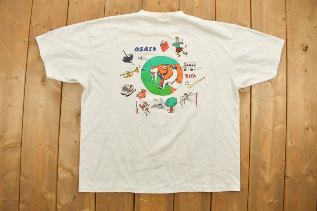 Vintage 1990s SDHS School Graphic T-Shirt