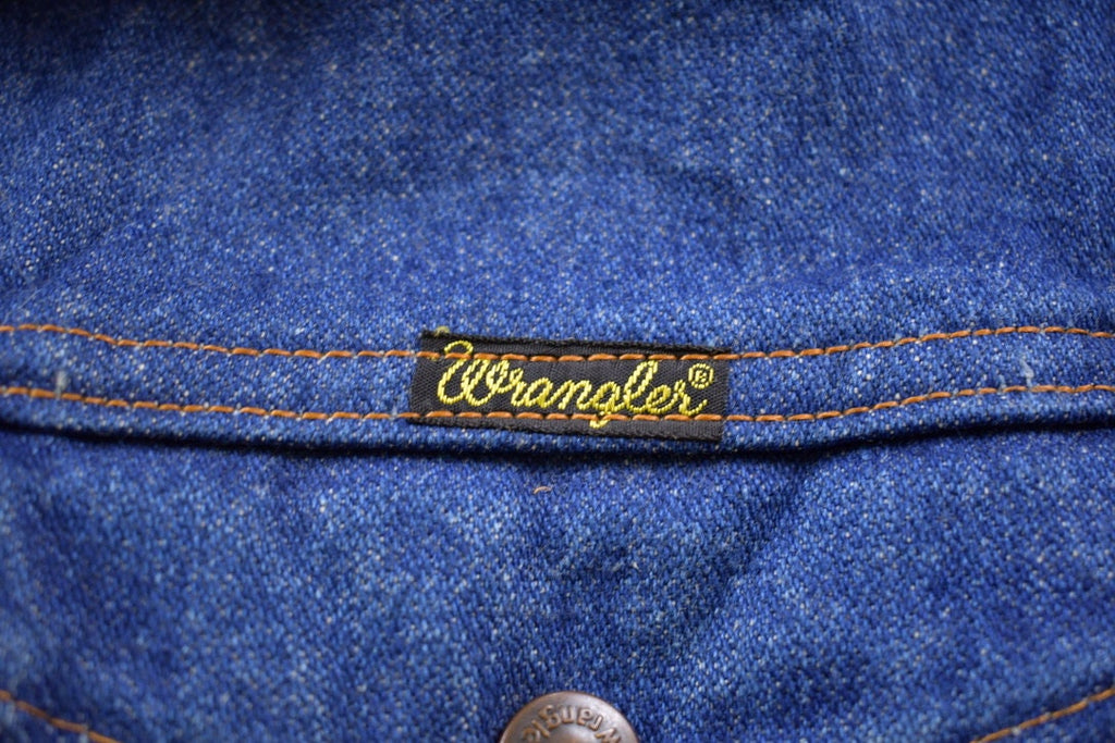 Vintage 1970s Wrangler Workwear Denim Jean Jacket