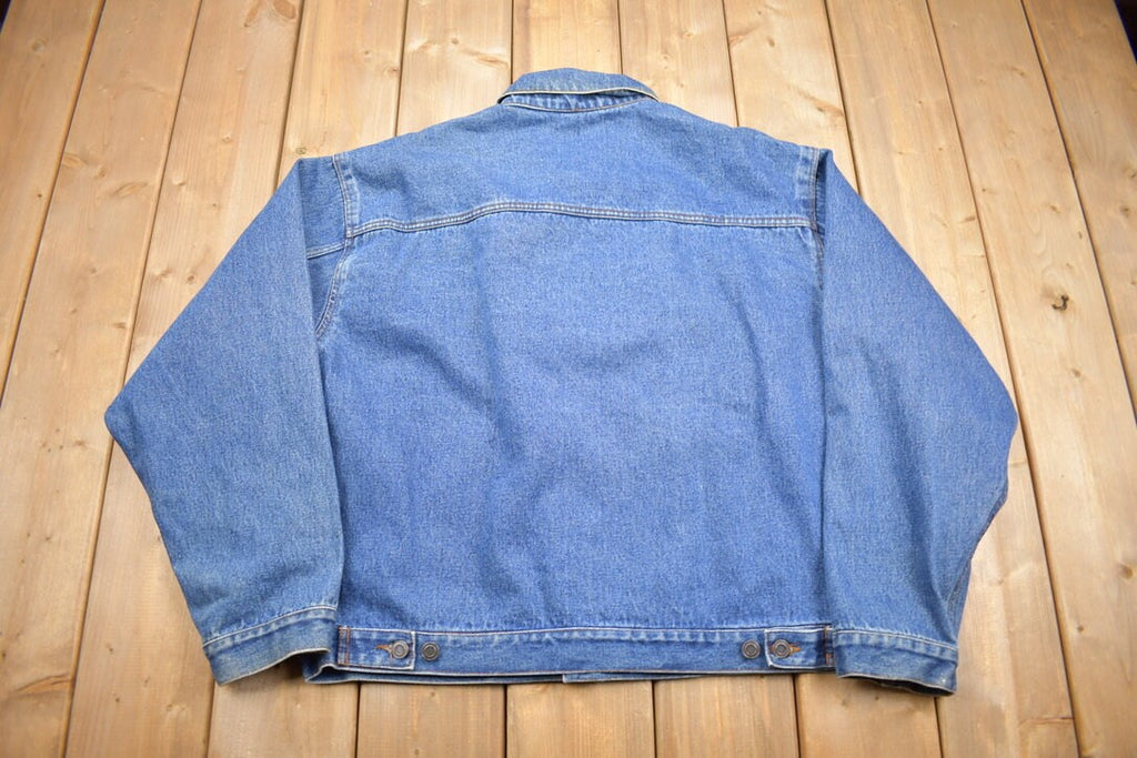 Vintage 1990s Pulp Fiction Embroidered Jean Jacket