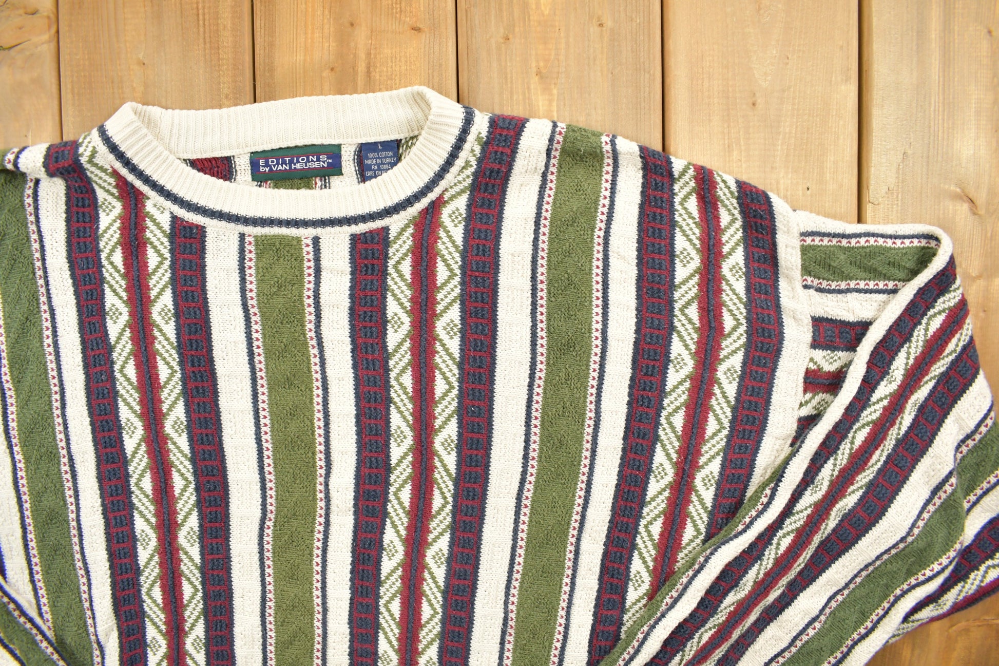 Vintage 1990s Abstract Knitted Sweater