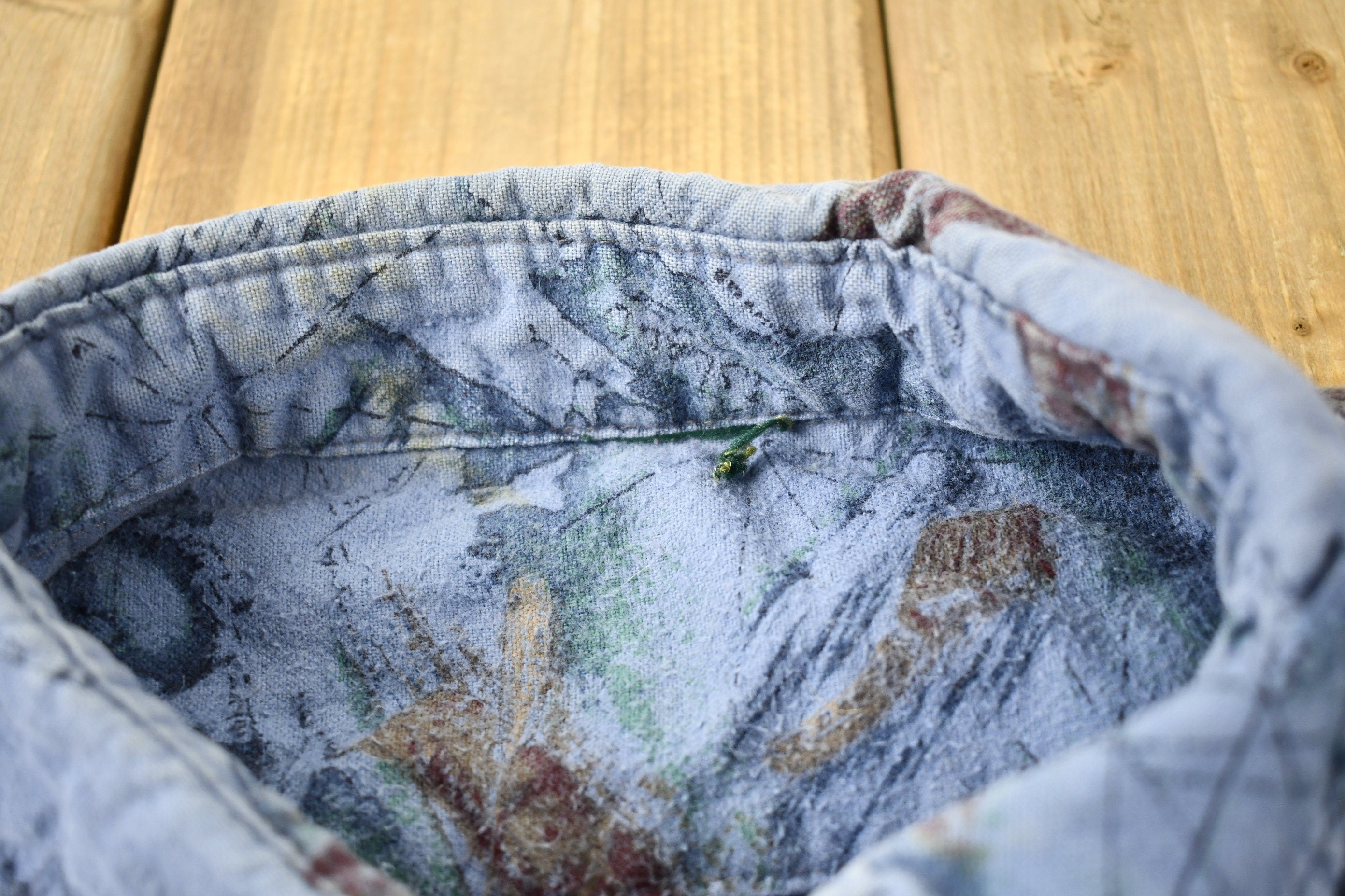 Vintage 1990s Canoe Graphic All Over Print Button Up Shirt